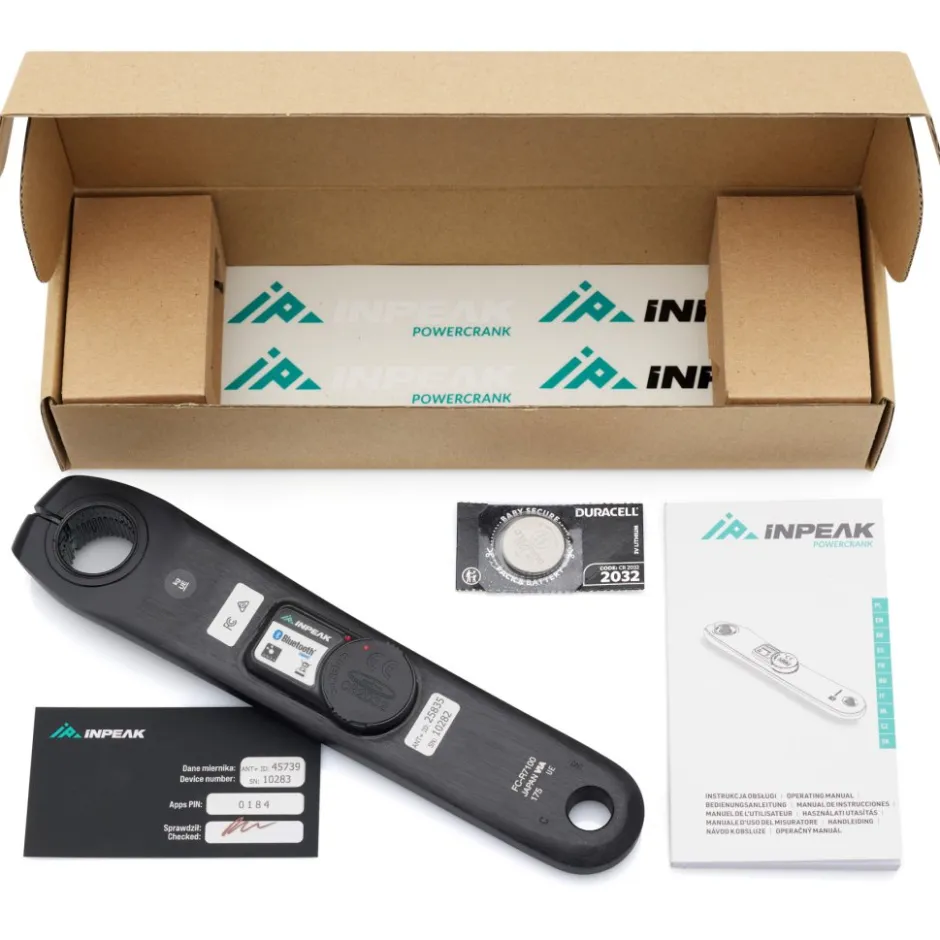 Crankstellen|Vermogensmeters < INPEAK Powercrank Powermeter Crankarm - Ready | Single (links) - Shimano 105 FC-R7100