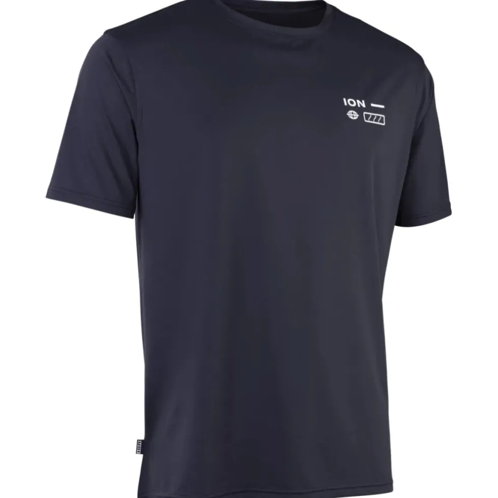 ION Bike Ionic Graphic Fietsshirt met Korte Mouwen Heren - Zwart