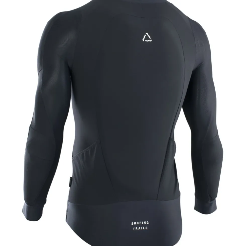 ION Bike Protection Wear AMP Protector Shirt met Lange Mouwen - Zwart