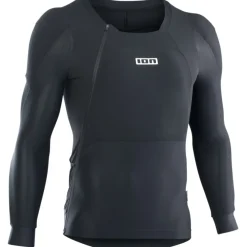 ION Bike Protection Wear AMP Protector Shirt met Lange Mouwen - Zwart