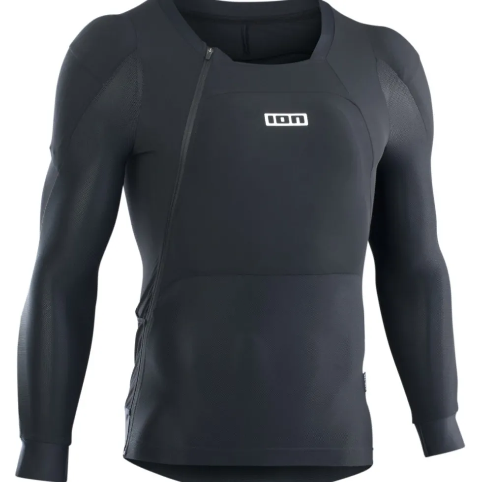 ION Bike Protection Wear AMP Protector Shirt met Lange Mouwen - Zwart