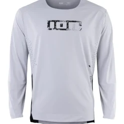 ION Bike Scrub AMP BAT Fietsshirt met Lange Mouwen Heren - Grey Dusk