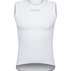 Isadore Seamless Baselayer zonder mouwen Unisex - Wit