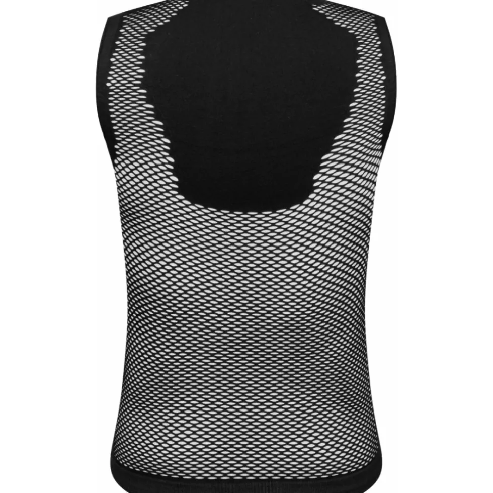 Isadore Seamless Baselayer zonder mouwen Unisex - Zwart