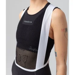 Isadore Seamless Baselayer zonder mouwen Unisex - Zwart