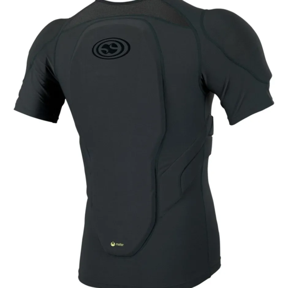 iXS Carve Fietsshirt met Protector Kinderen - grijs