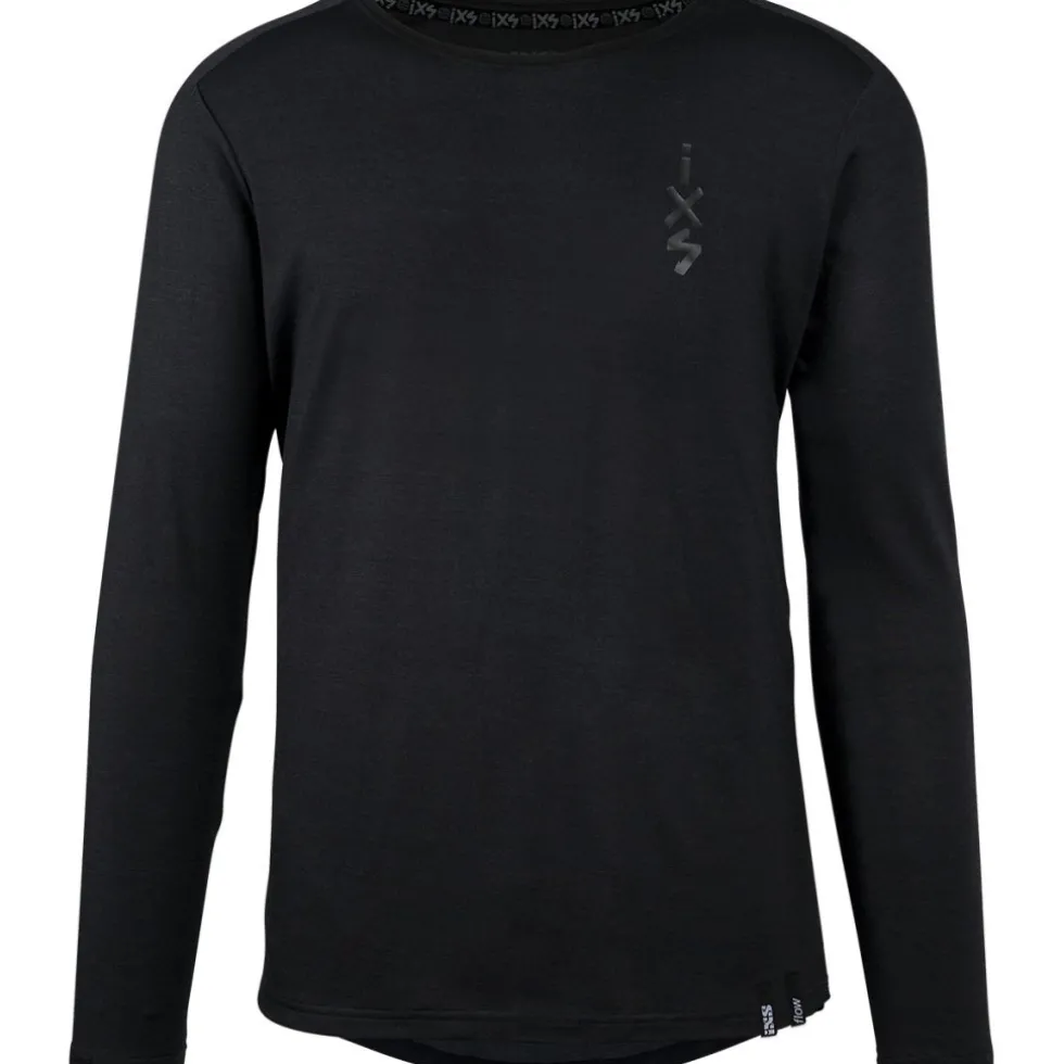 iXS Flow Merino MTB Fietsshirt met Lange Mouwen Heren - marine