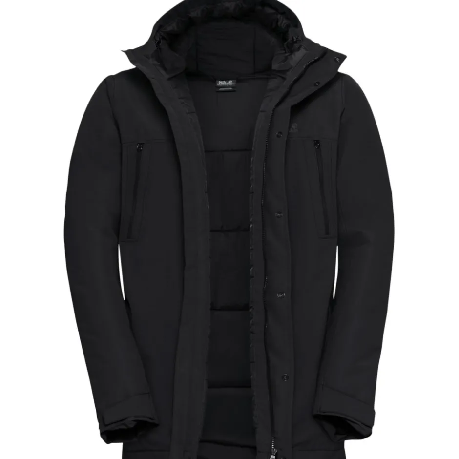 Jacks < Jack Wolfskin Glacier hield Ja Heren - zwart
