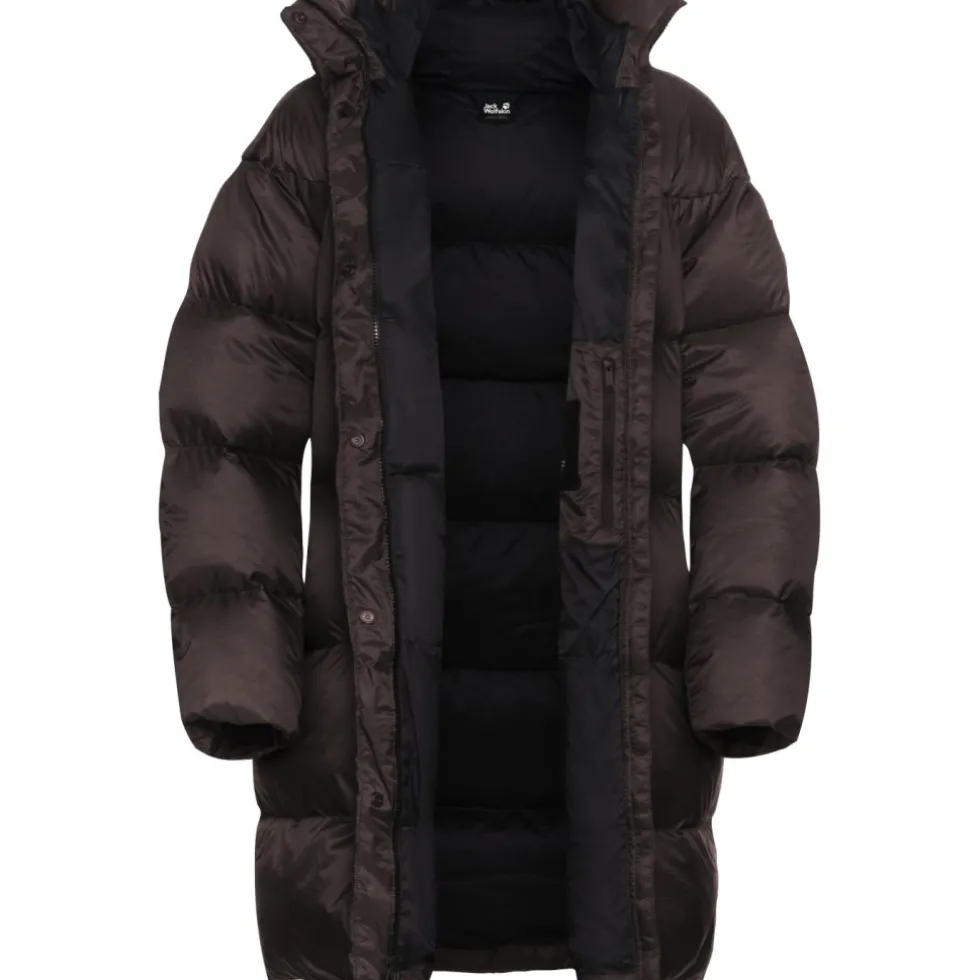 Jack Wolfskin Icy Hill Donzen Mantel Dames Rds - peat