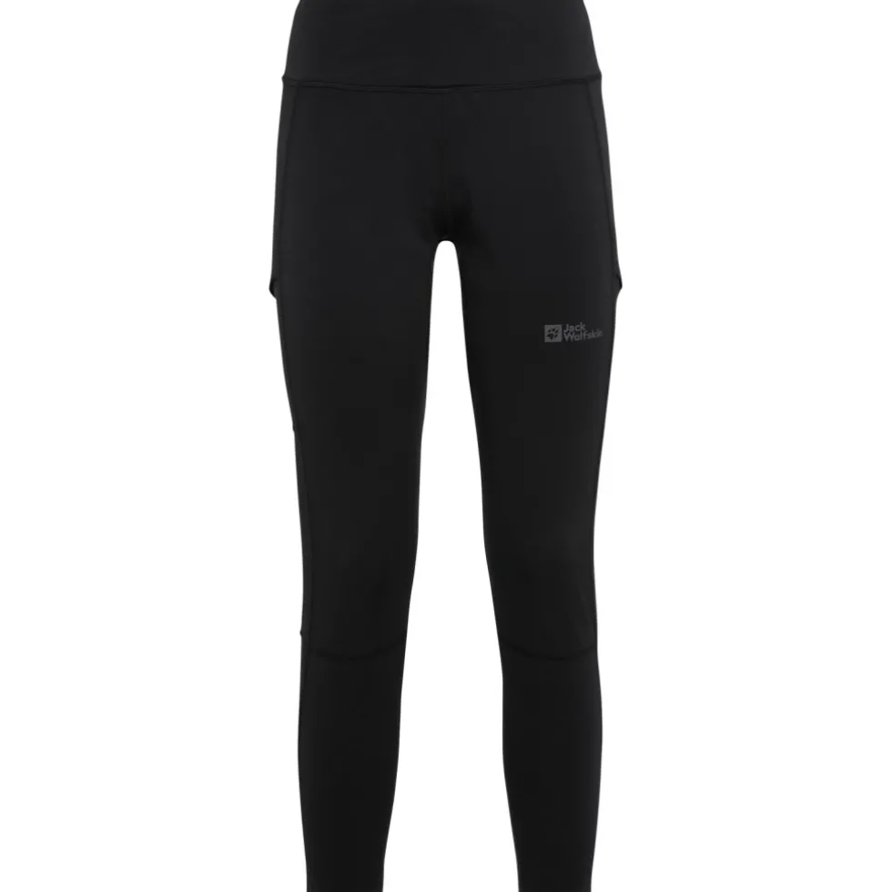 Jack Wolfskin Kammweg Tights Dames - zwart