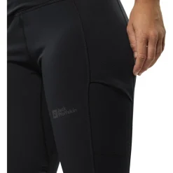 Jack Wolfskin Kammweg Tights Dames - zwart