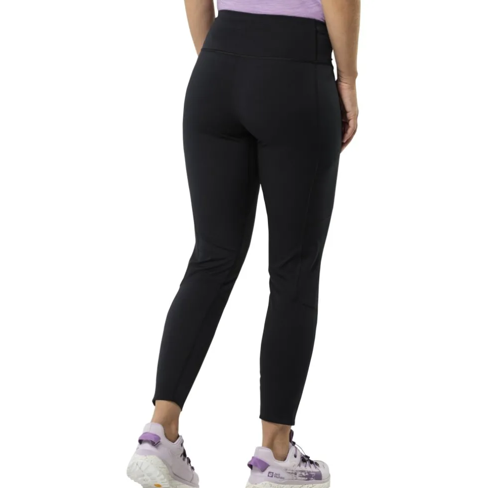 Jack Wolfskin Kammweg Tights Dames - zwart