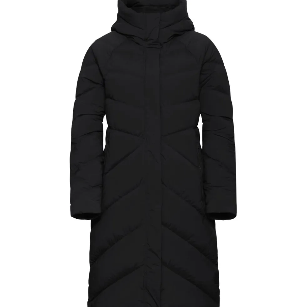 Jack Wolfskin Marienplatz Donzen Mantel Dames Rds - zwart