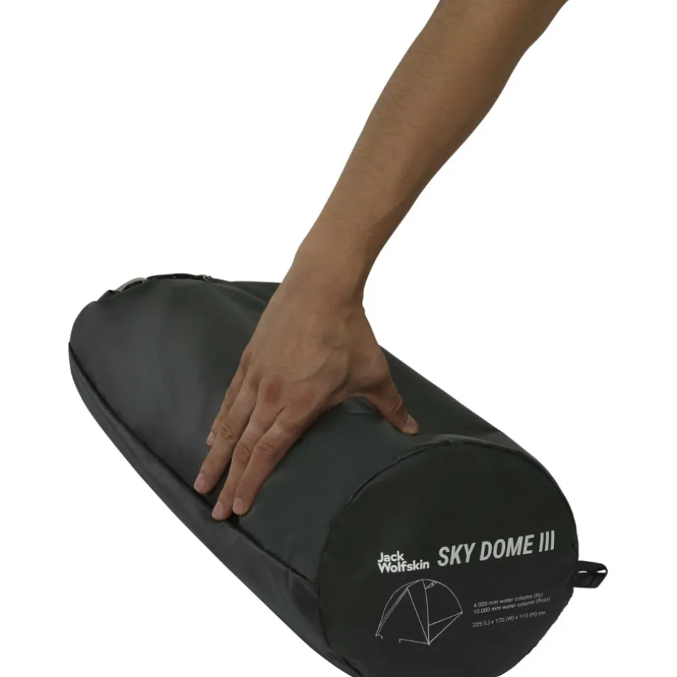Jack Wolfskin Sky Dome III Tent - island moss