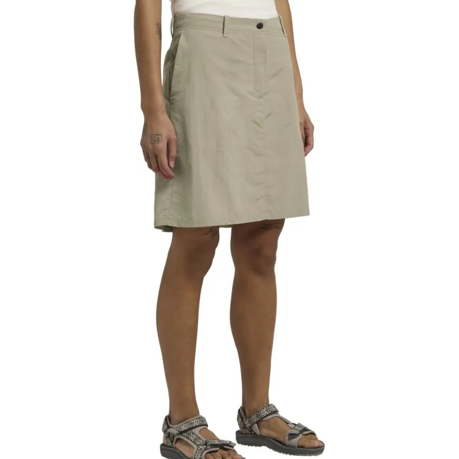 Broeken & Rokken < Jack Wolfskin Tihama Skort Dames - stone