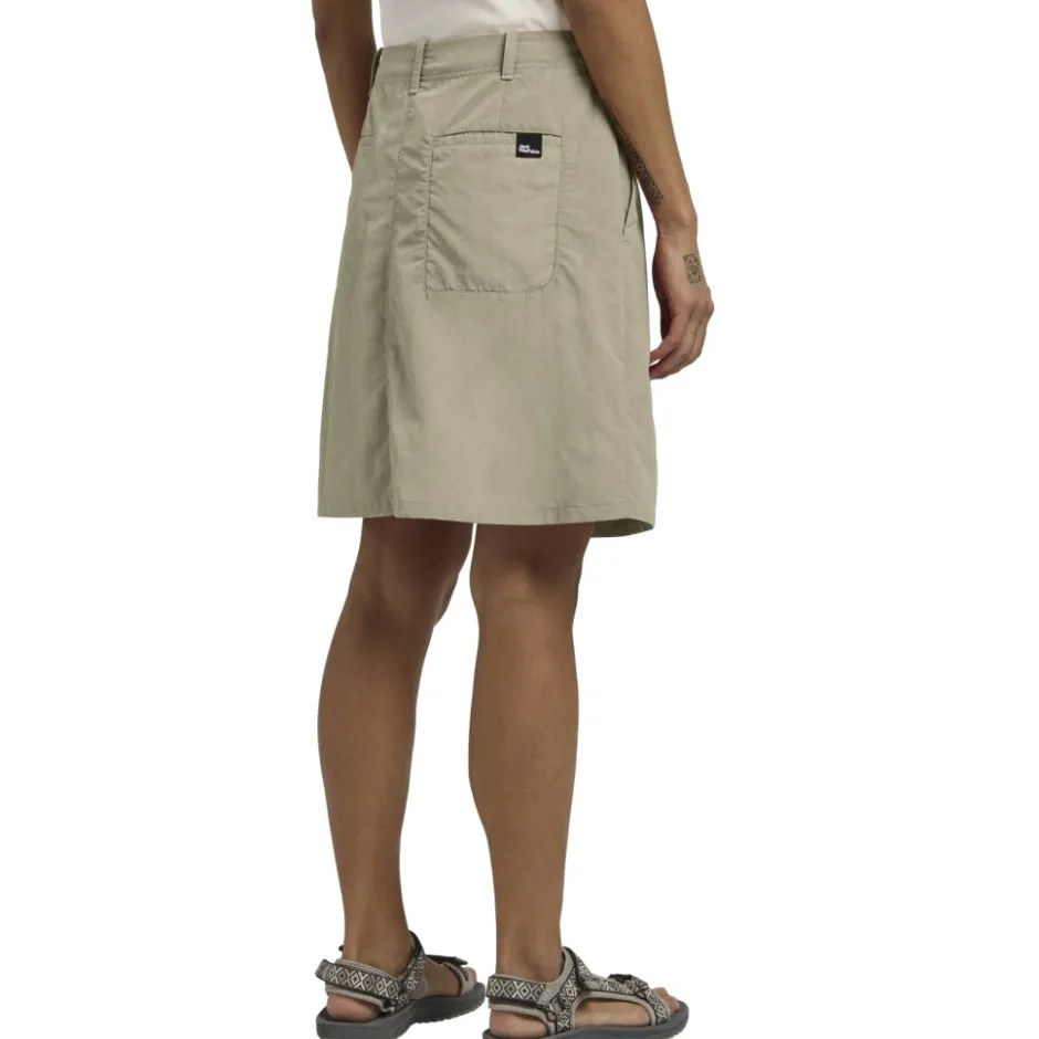 Broeken & Rokken < Jack Wolfskin Tihama Skort Dames - stone