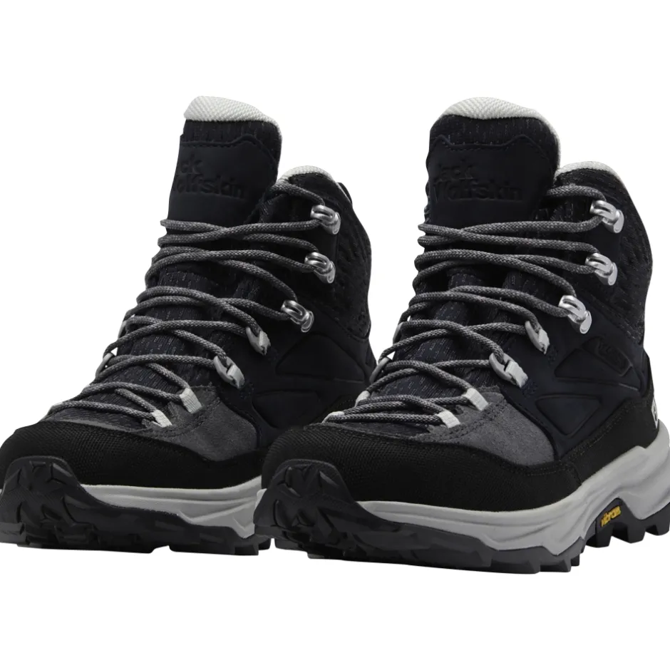 Wandelschoenen|Wandelschoenen < Jack Wolfskin Cyrox Texapore Mid Hiking Shoes Women - graphite