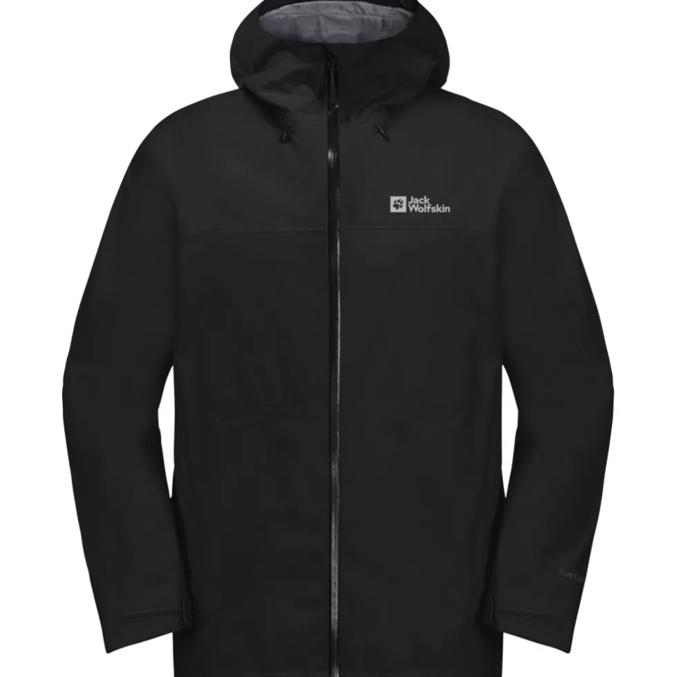 Jack Wolfskin Highest Peak 3L Jas Heren - zwart