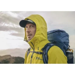 Jack Wolfskin Highest Peak 3L Jas Heren - zwart