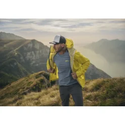 Jack Wolfskin Highest Peak 3L Jas Heren - zwart