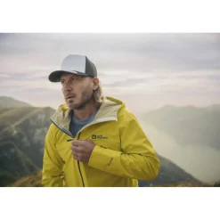 Jack Wolfskin Highest Peak 3L Jas Heren - zwart