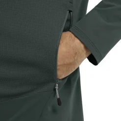 Shirts & Midlayers < Jack Wolfskin Ridge Hike Fu Zip Ja et capuchon Heren - ago pa