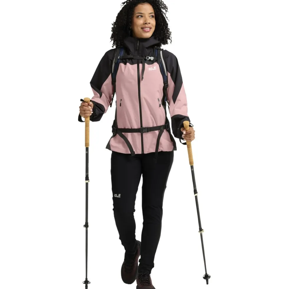 Jack Wolfskin Rockpaw 3L Jas Dames - rosegarden