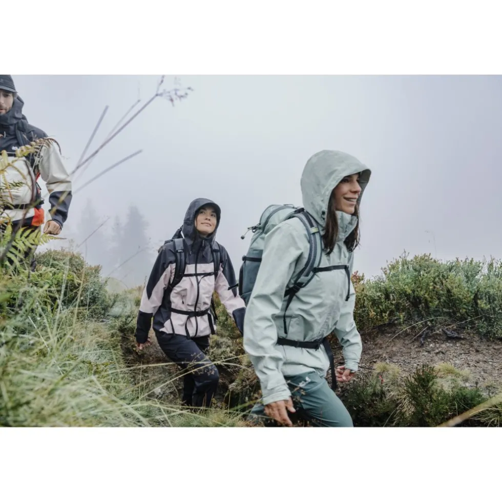 Jack Wolfskin Rockpaw 3L Jas Dames - rosegarden