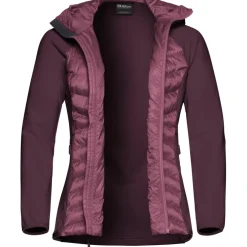 Jack Wolfskin Routeburn Pro Hybrid Jas Dames - raisin