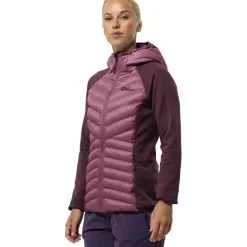 Jack Wolfskin Routeburn Pro Hybrid Jas Dames - raisin