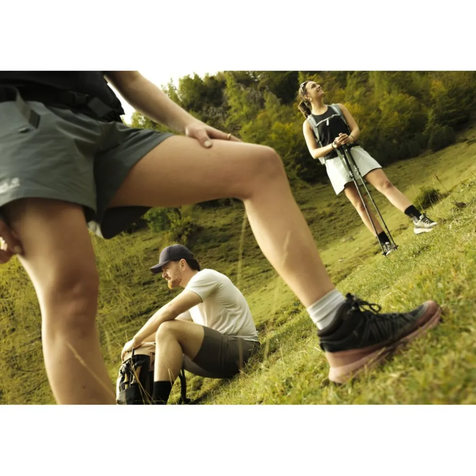 Jack Wolfskin Wild Hike Texapore Mid Wandelschoenen voor dames - mineral red