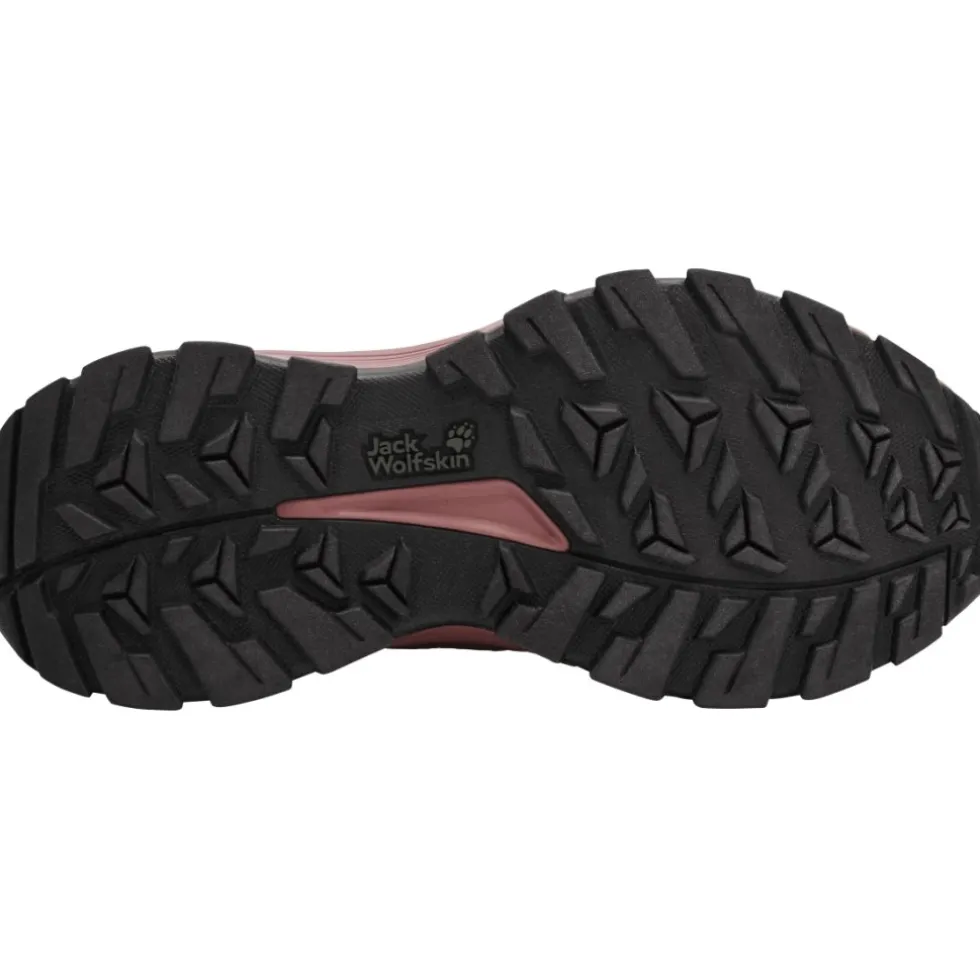 Jack Wolfskin Wild Hike Texapore Mid Wandelschoenen voor dames - mineral red