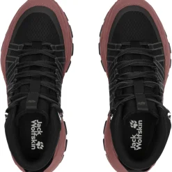 Jack Wolfskin Wild Hike Texapore Mid Wandelschoenen voor dames - mineral red