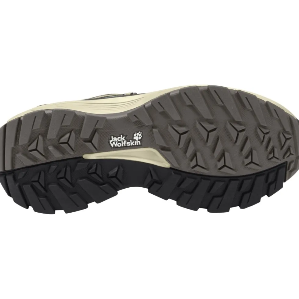 Jack Wolfskin Wild Hike Texapore Low Wandelschoenen voor dames - green zinnia
