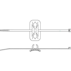 Jagwire Brake Hose Clips Composite (1 piece)