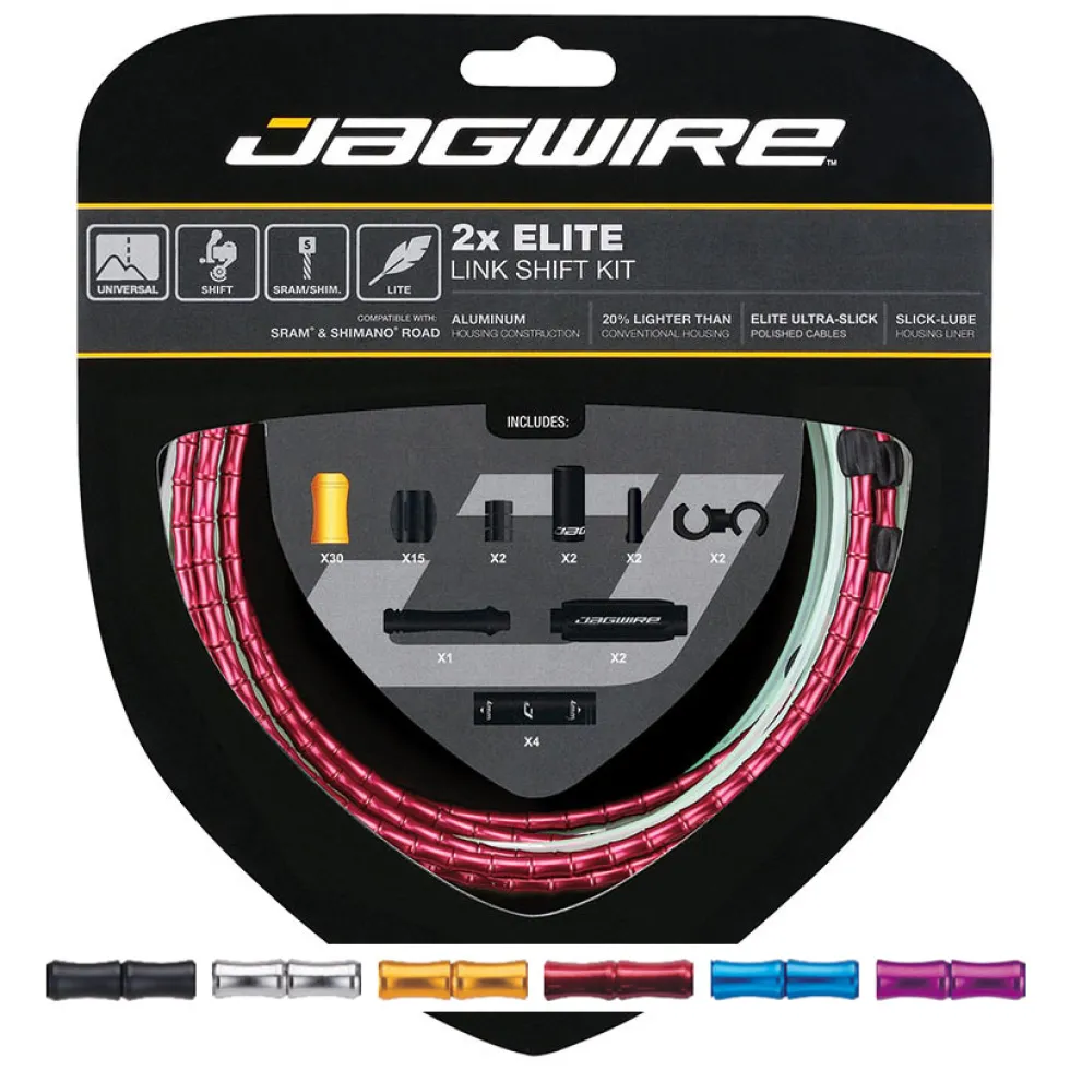 Jagwire Elite Link 2X Shift Cable Set - 2-speed
