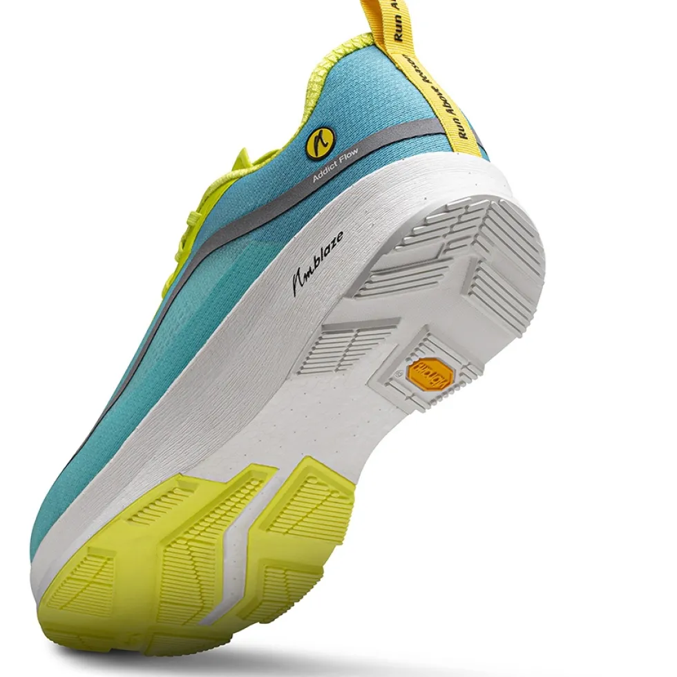 Joe Nimble Addict Flow Hardloopschoenen Heren - Blauw-Geel