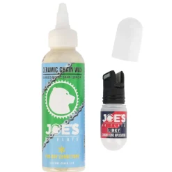 Joe's No Flats Ceramic Chain Wax Dry Kettingwas 125ml + Linky applicator