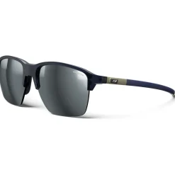Julbo Crossline Bril - Translucent Matt Blue/Shiny Beige - Silver Flash Reactive 1-3 Glare Control