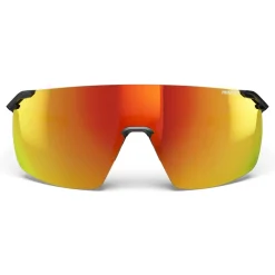 Julbo Faster L Zonnebrillen - Black / Multilayer Red - Reactiv 1-3 Light Amplifier