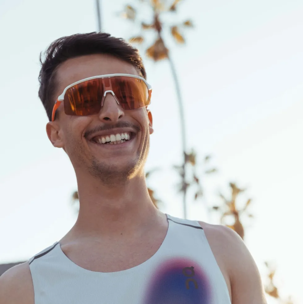 Julbo Intensity Bril - White/Neon Orange - Multilayer Red Reactiv 0-3 High Contrast