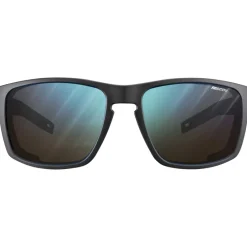 Alpine & Skibrillen < Julbo Shield Zonnebril - Black/Black - Blue Flash Reactive 2-4