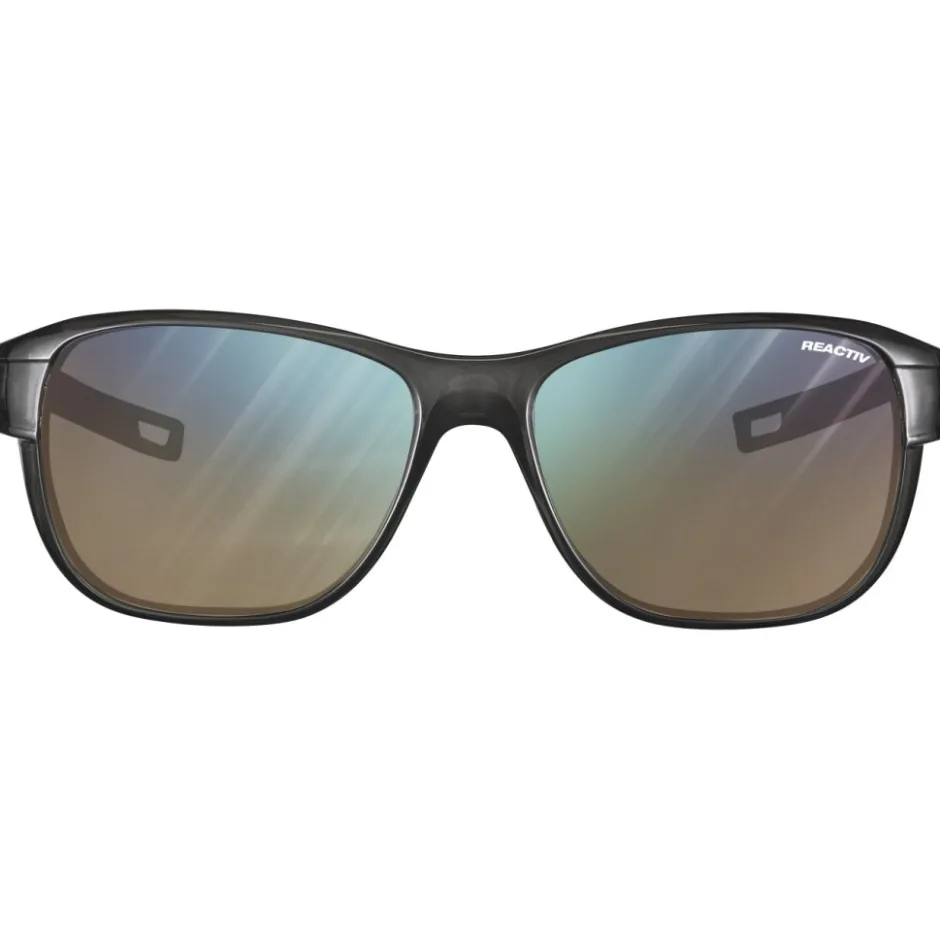 Alpine & Skibrillen < Julbo Camino M Zonnebril - Translucent Matt Black/Grey - Blue Flash Reactive 2-4
