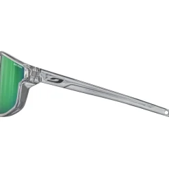 Mtb-Brillen|Brillen Kinderen < Julbo Fury Mini Bril Kinderen - Shiny Translucent Gray - Green Flash Spectron 3