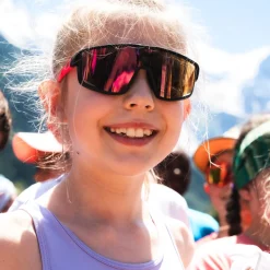 Julbo Fury S Junior Zonnebrillen - Black / Pink - Pink Flash Spectron 3