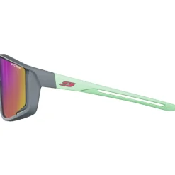 Brillen Kinderen < Julbo Fury S Junior Zonnebrillen - Grey / Mint - Pink Flash Spectron 3