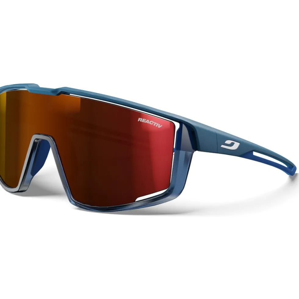 Julbo Fury Zonnebril - Blue/Translucent Blue - Reactiv 0-3 High Contrast