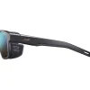 Alpine & Skibrillen < Julbo Shield M Zonnebril - Black/Black - Blue Flash Reactiv 2-4