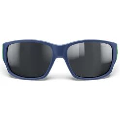 Brillen Kinderen < Julbo Stronger Spectron 3 Zonnebrillen voor kinderen - Dark Blue / Green - Grey Silver Flash