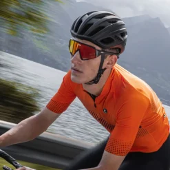 Racefietshelmen < KASK ojito³ WG11 Racefiethe - Orange Fuo